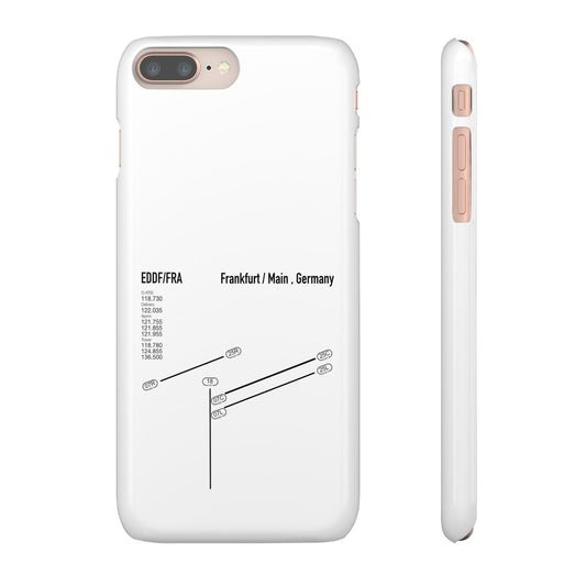 Frankfurt Airport Runway Phone Case - White Edition