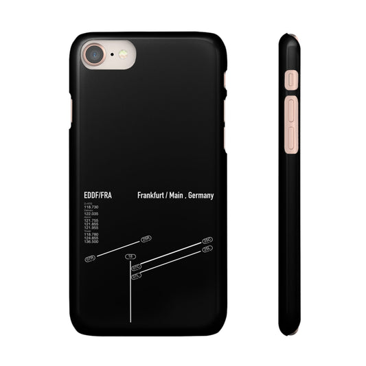 Frankfurt Airport Runway Phone Case - Black Edition