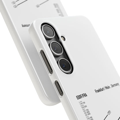 Frankfurt Airport Runway Phone Case - White Edition