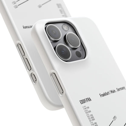 Frankfurt Airport Runway Phone Case - White Edition