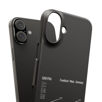 Frankfurt Airport Runway Phone Case - Black Edition