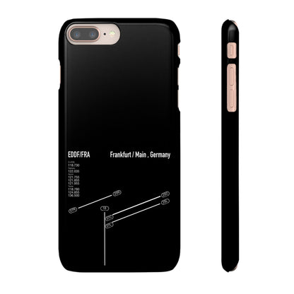 Frankfurt Airport Runway Phone Case - Black Edition