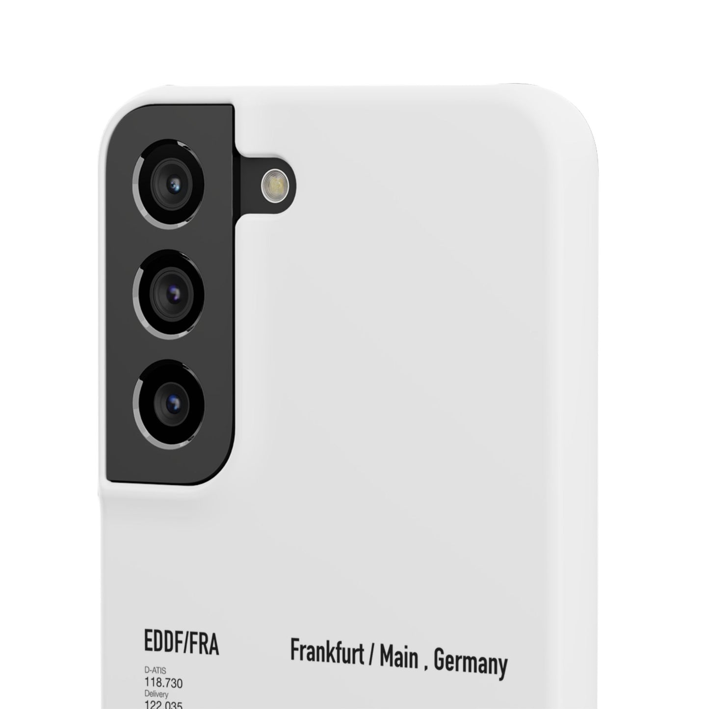 Frankfurt Airport Runway Phone Case - White Edition