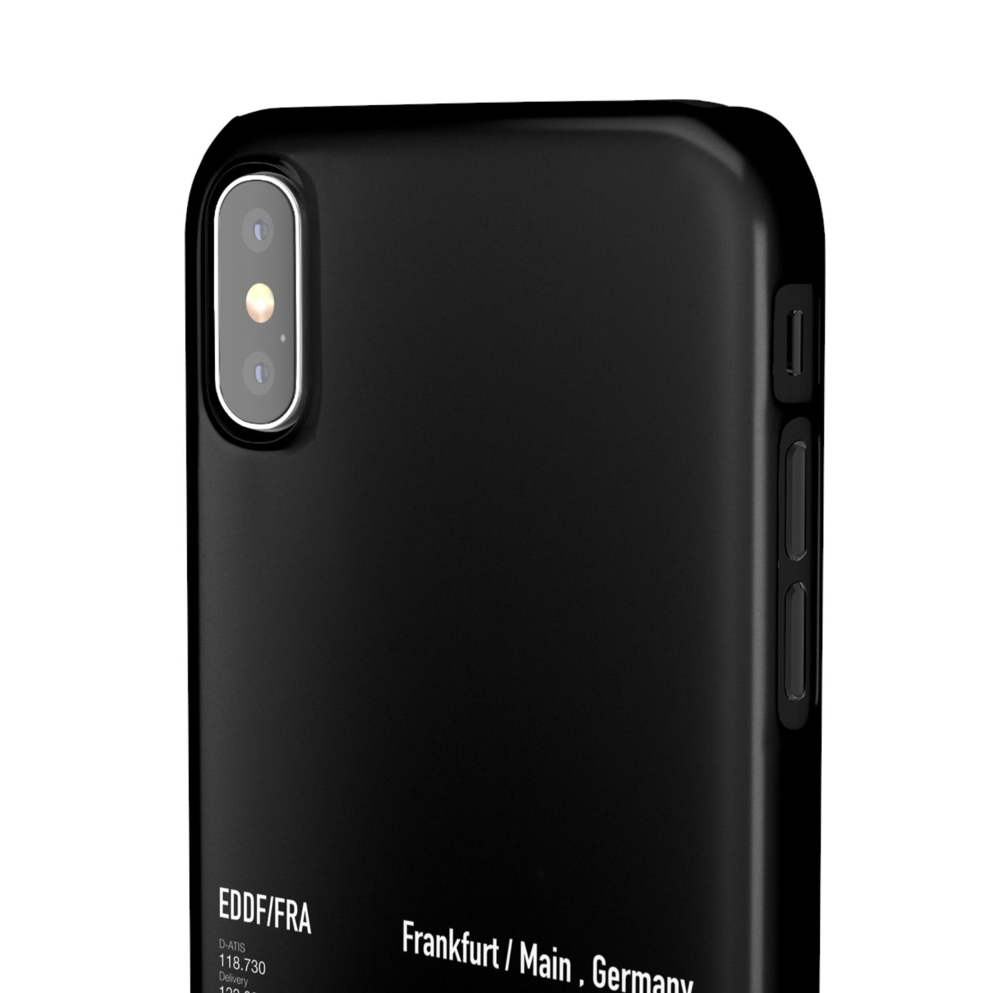 Frankfurt Airport Runway Phone Case - Black Edition