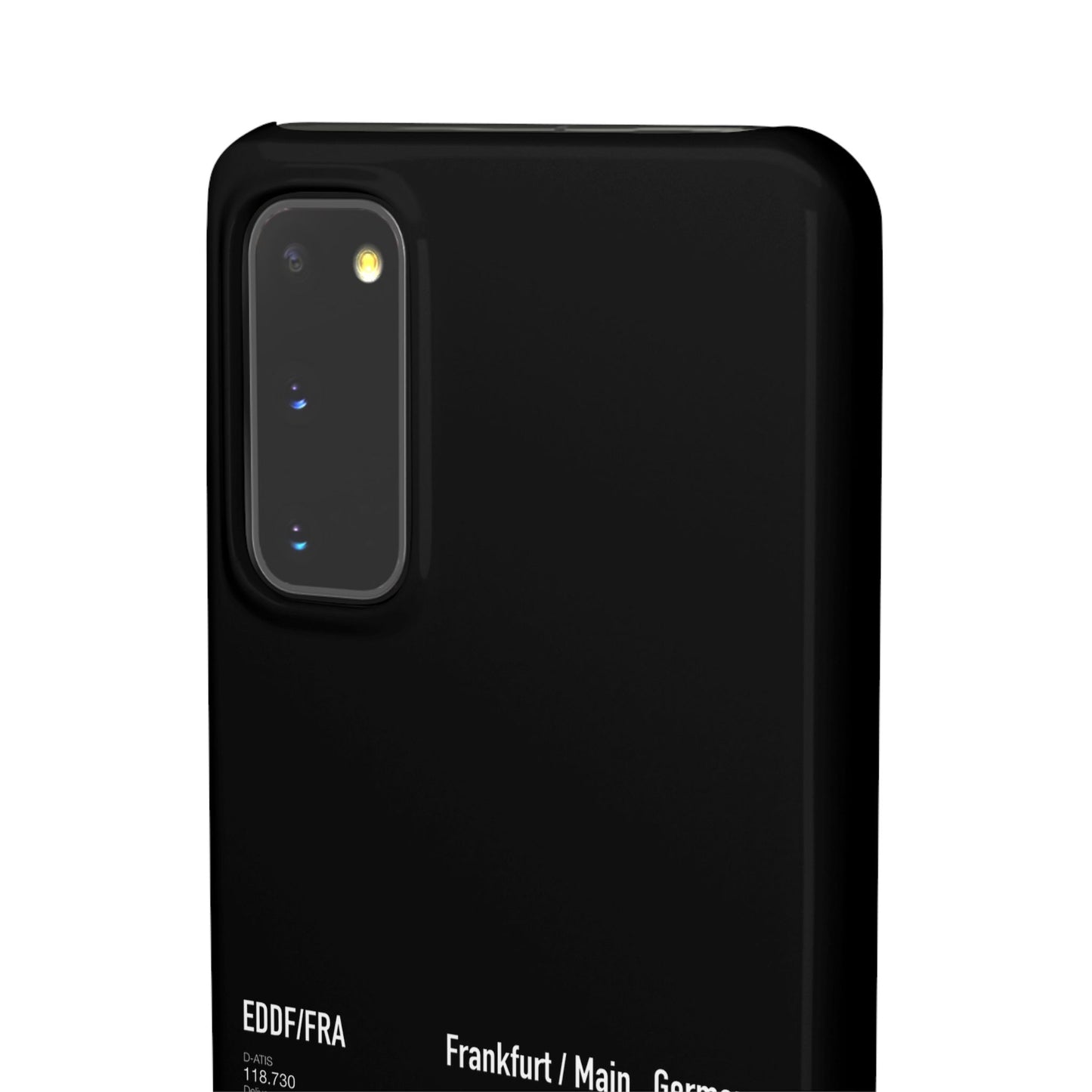 Frankfurt Airport Runway Phone Case - Black Edition