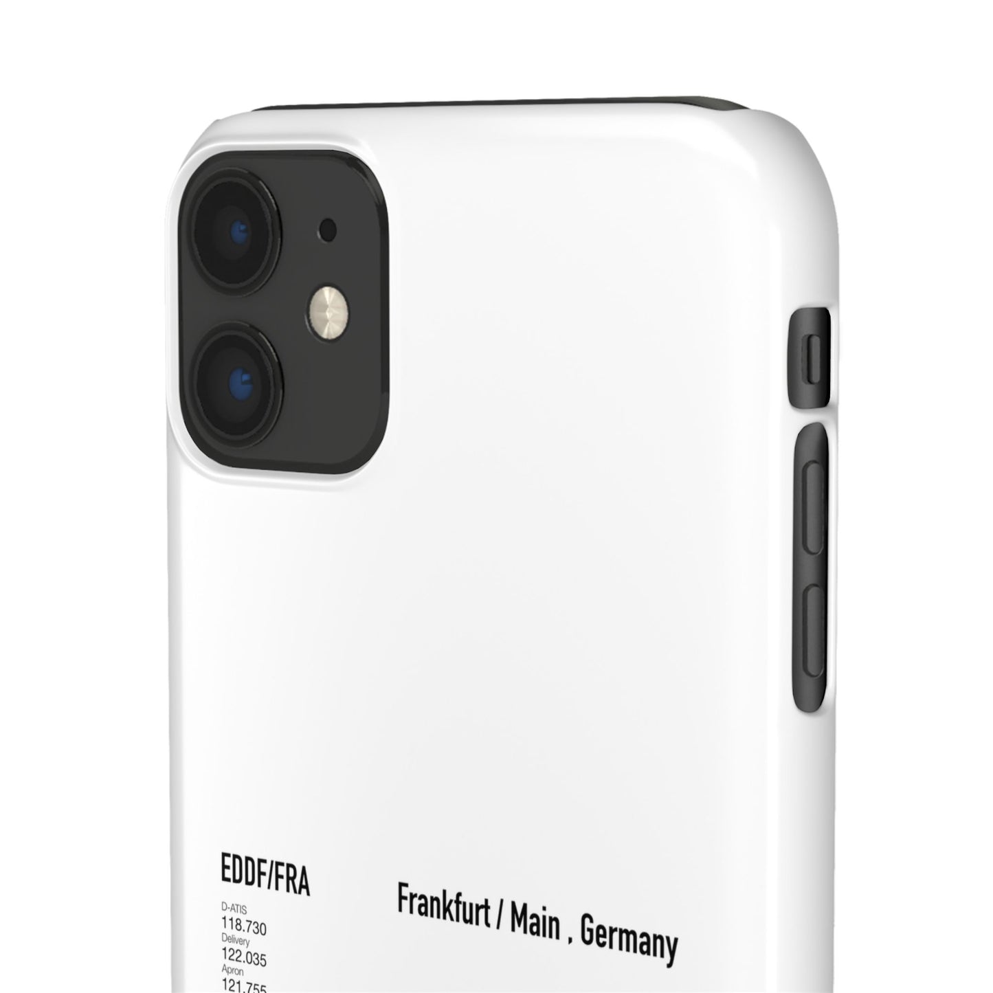 Frankfurt Airport Runway Phone Case - White Edition