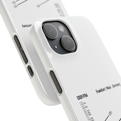 Frankfurt Airport Runway Phone Case - White Edition
