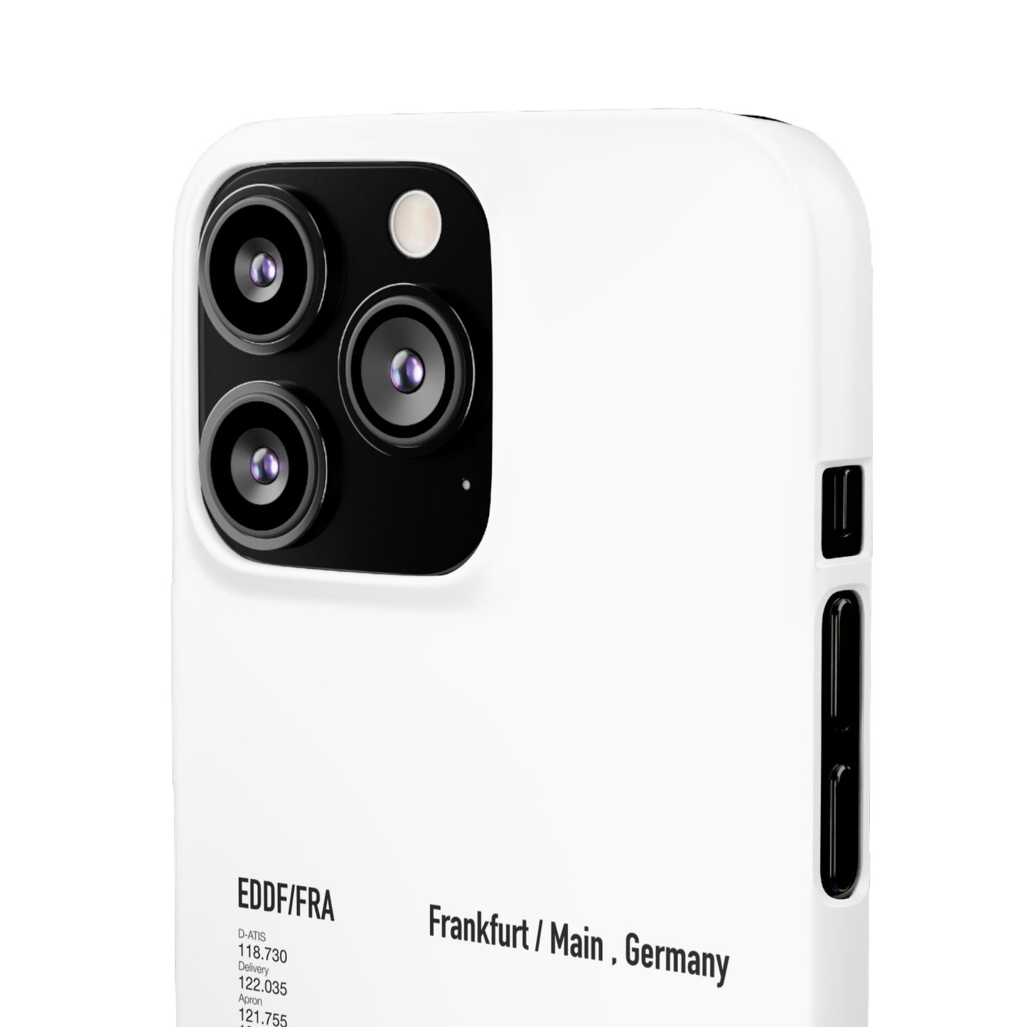 Frankfurt Airport Runway Phone Case - White Edition