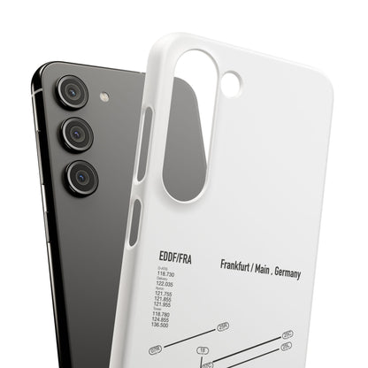 Frankfurt Airport Runway Phone Case - White Edition