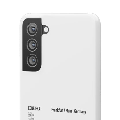 Frankfurt Airport Runway Phone Case - White Edition
