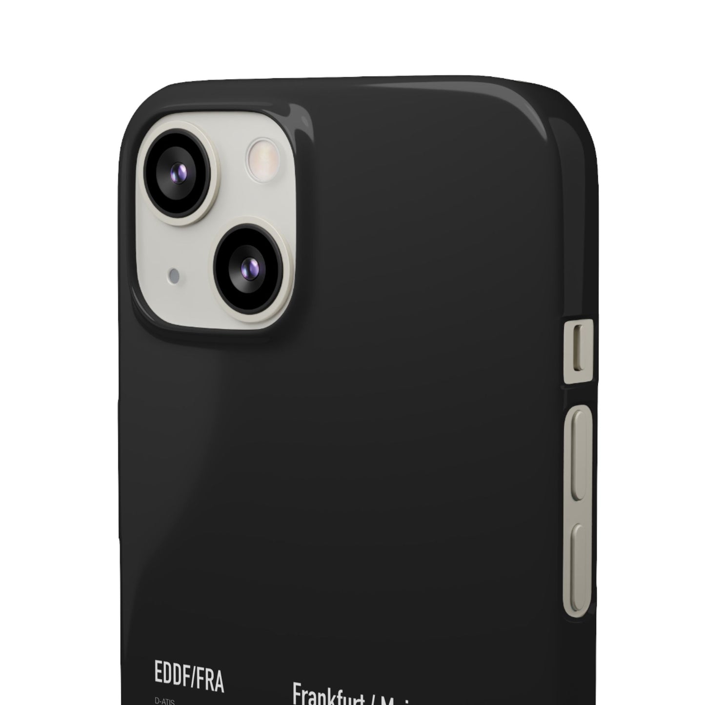 Frankfurt Airport Runway Phone Case - Black Edition