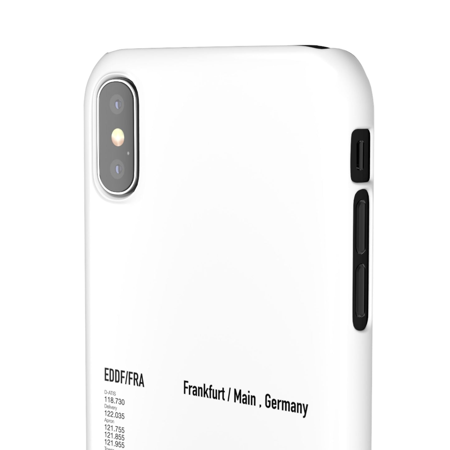 Frankfurt Airport Runway Phone Case - White Edition