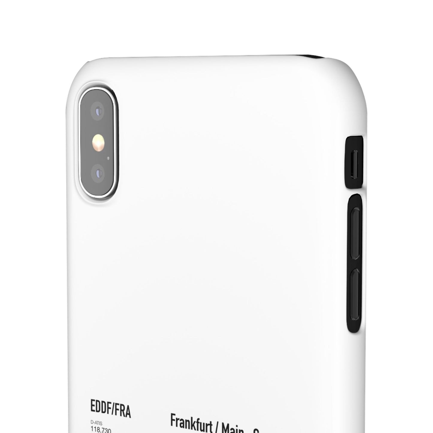 Frankfurt Airport Runway Phone Case - White Edition