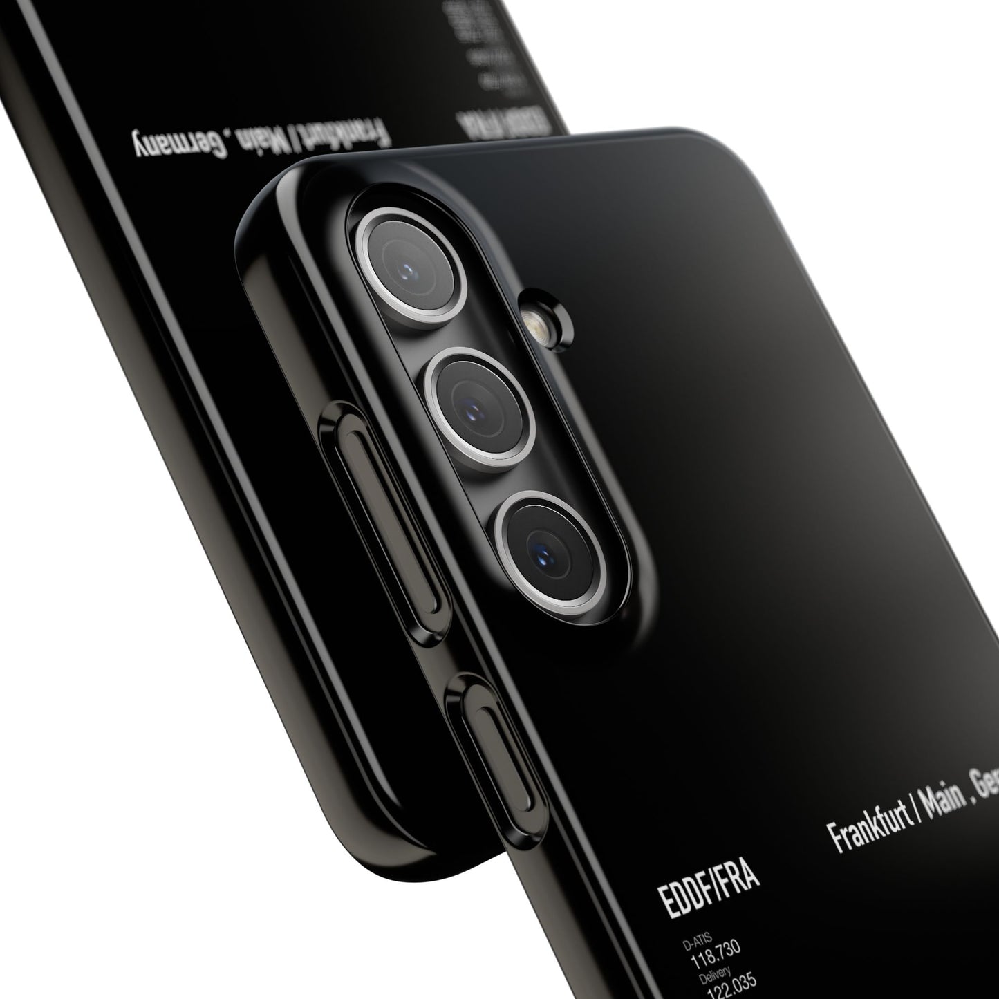 Frankfurt Airport Runway Phone Case - Black Edition