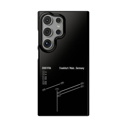 Frankfurt Airport Runway Phone Case - Black Edition