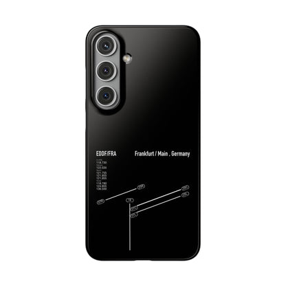 Frankfurt Airport Runway Phone Case - Black Edition