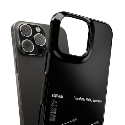 Frankfurt Airport Runway Phone Case - Black Edition