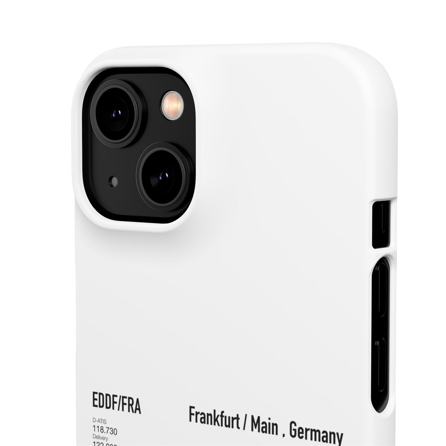 Frankfurt Airport Runway Phone Case - White Edition
