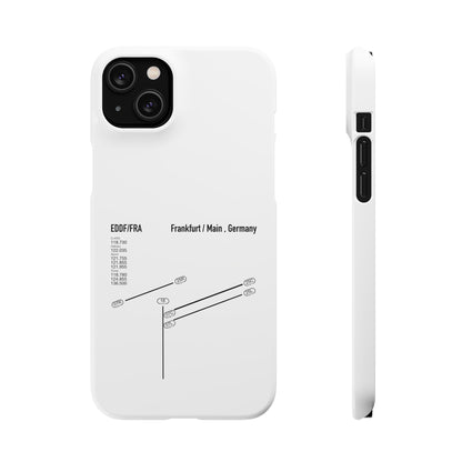 Frankfurt Airport Runway Phone Case - White Edition