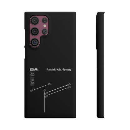 Frankfurt Airport Runway Phone Case - Black Edition