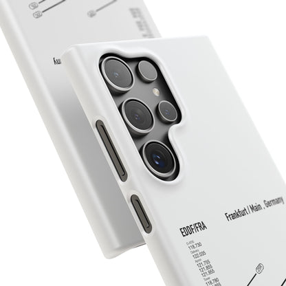 Frankfurt Airport Runway Phone Case - White Edition