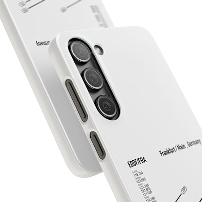 Frankfurt Airport Runway Phone Case - White Edition