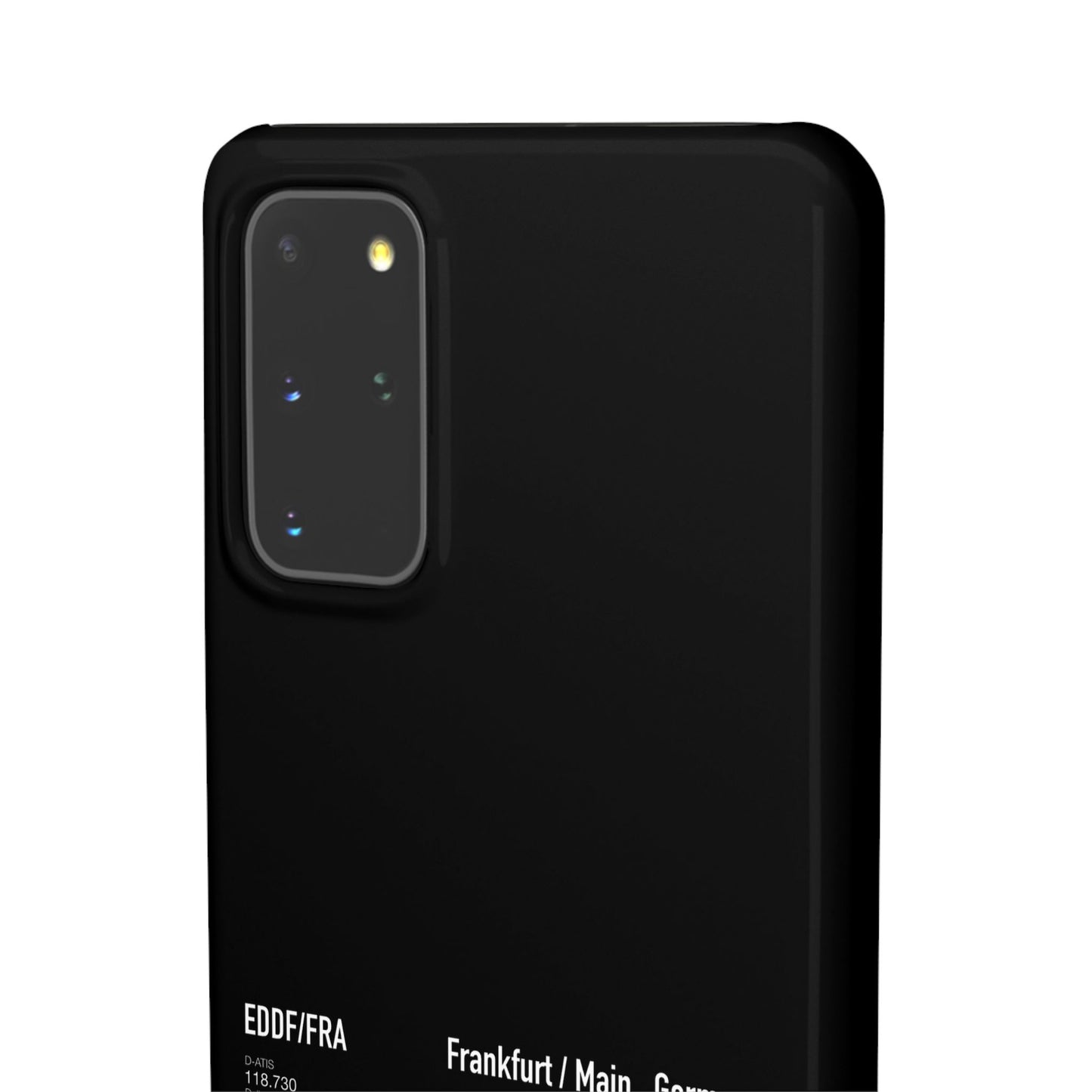 Frankfurt Airport Runway Phone Case - Black Edition