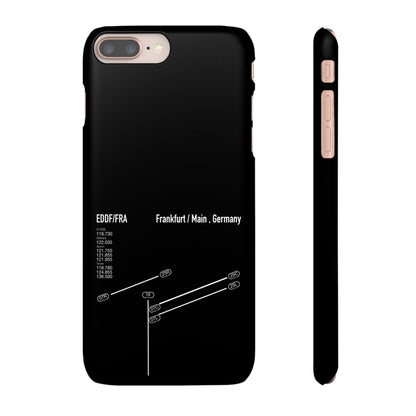 Frankfurt Airport Runway Phone Case - Black Edition