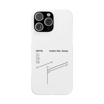 Frankfurt Airport Runway Phone Case - White Edition