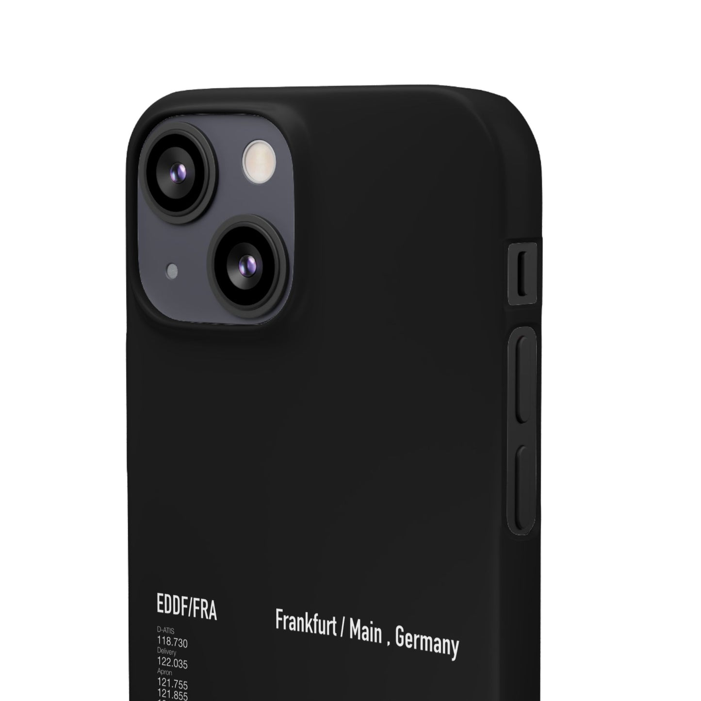 Frankfurt Airport Runway Phone Case - Black Edition