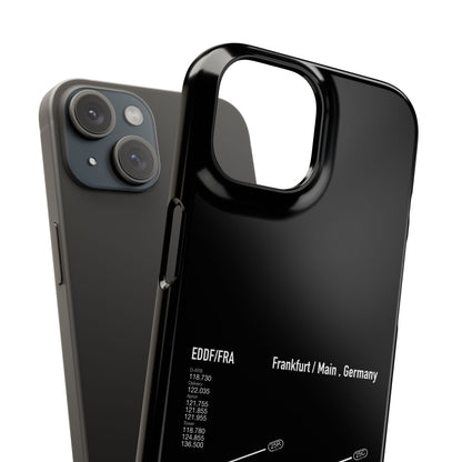 Frankfurt Airport Runway Phone Case - Black Edition