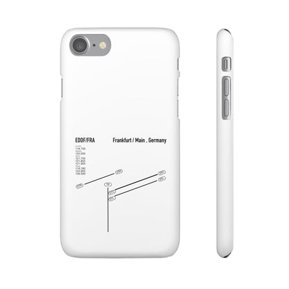 Frankfurt Airport Runway Phone Case - White Edition