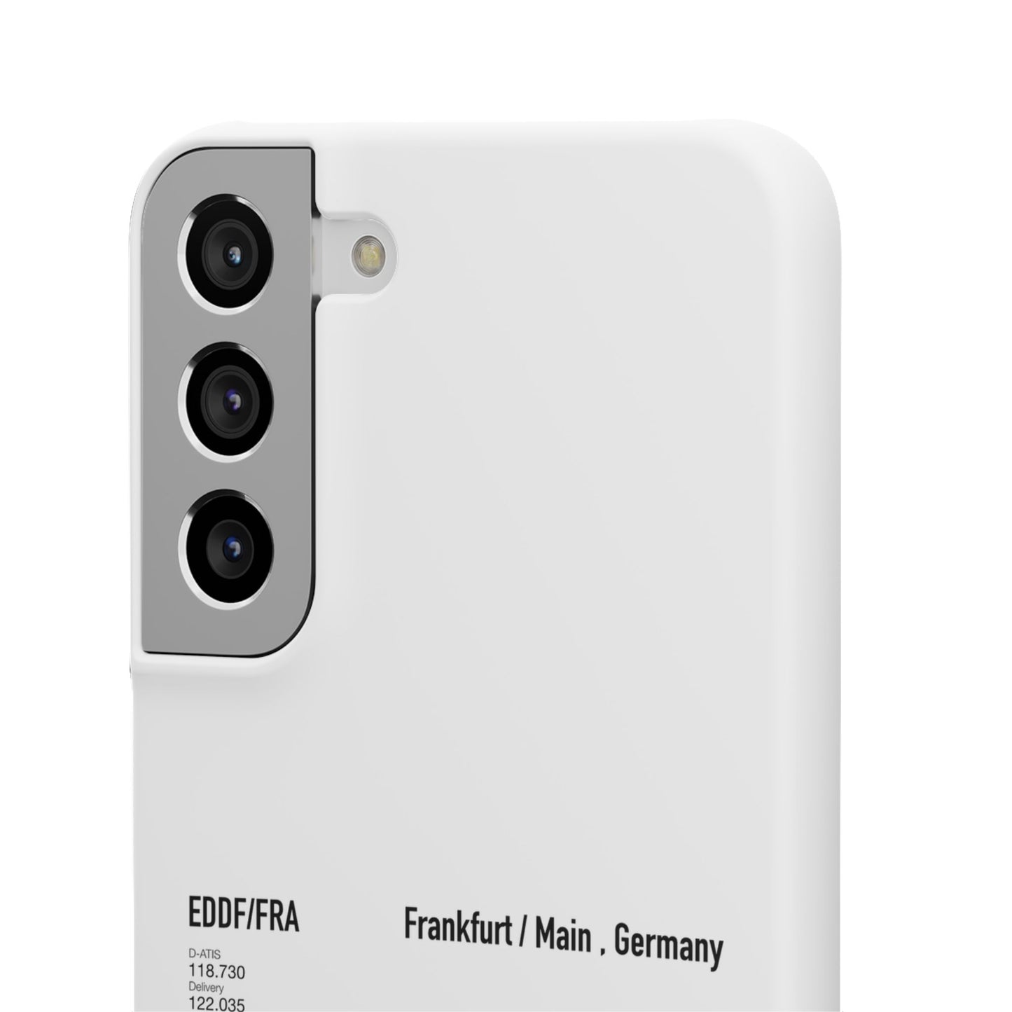 Frankfurt Airport Runway Phone Case - White Edition