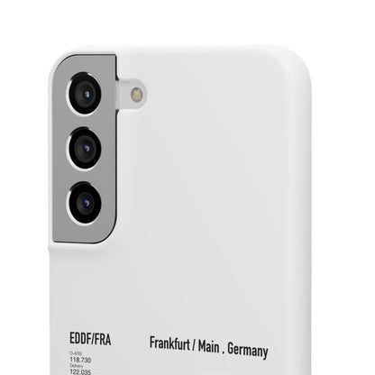Frankfurt Airport Runway Phone Case - White Edition