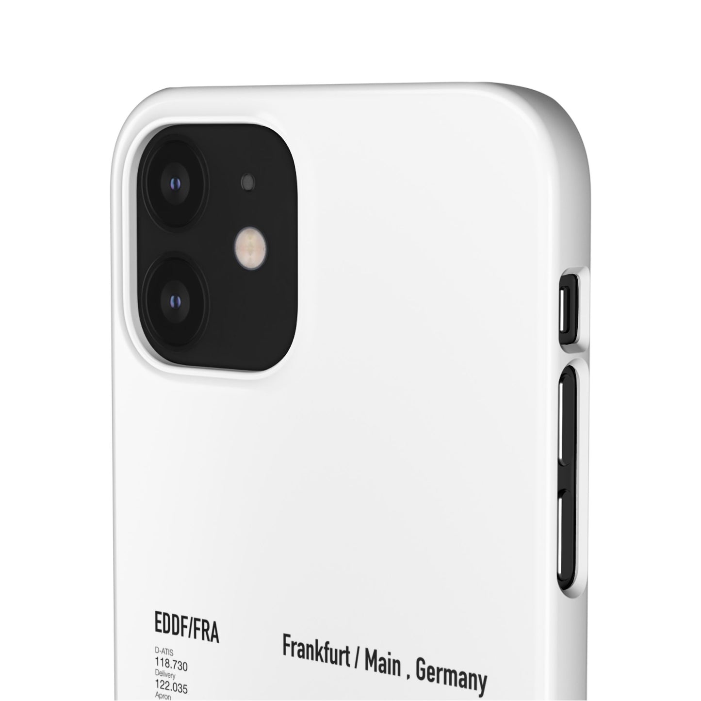 Frankfurt Airport Runway Phone Case - White Edition