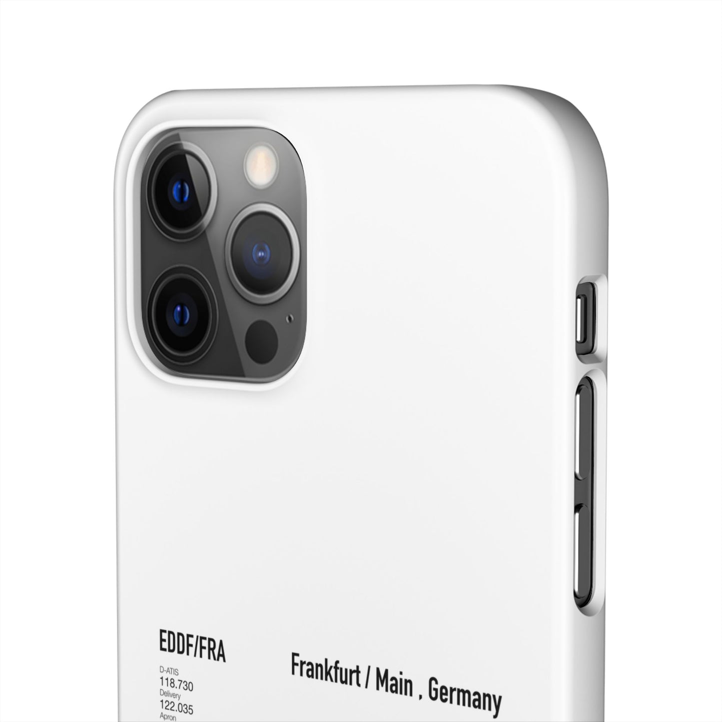 Frankfurt Airport Runway Phone Case - White Edition