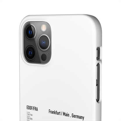 Frankfurt Airport Runway Phone Case - White Edition