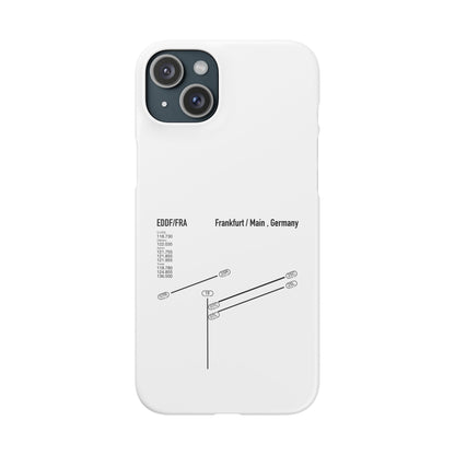 Frankfurt Airport Runway Phone Case - White Edition