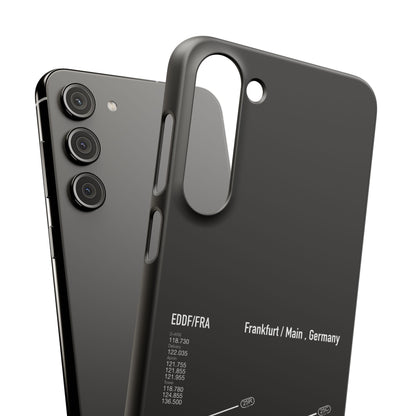 Frankfurt Airport Runway Phone Case - Black Edition