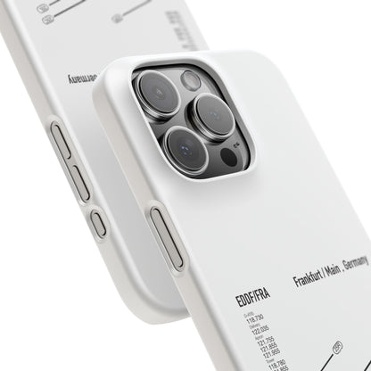 Frankfurt Airport Runway Phone Case - White Edition
