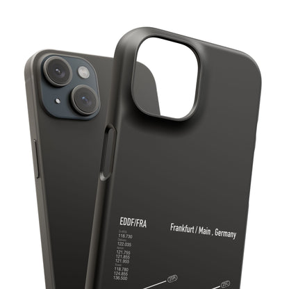 Frankfurt Airport Runway Phone Case - Black Edition
