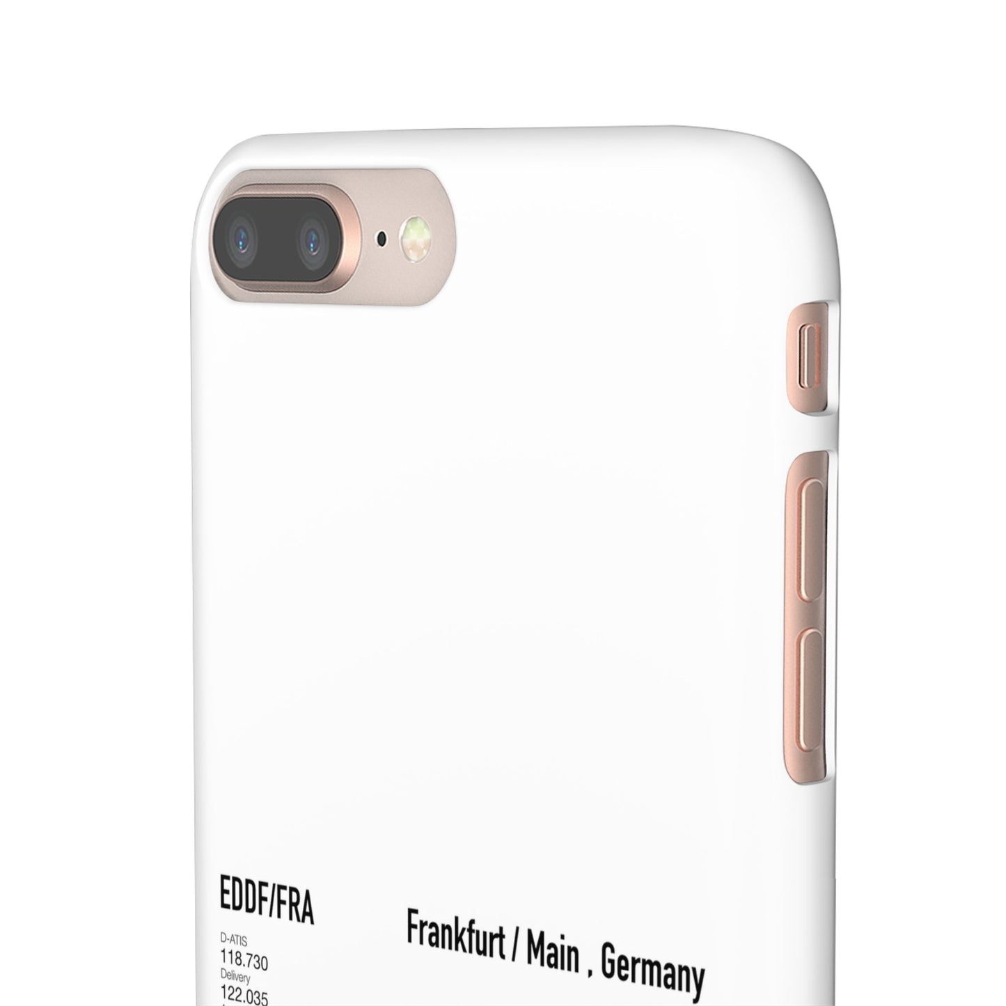 Frankfurt Airport Runway Phone Case - White Edition