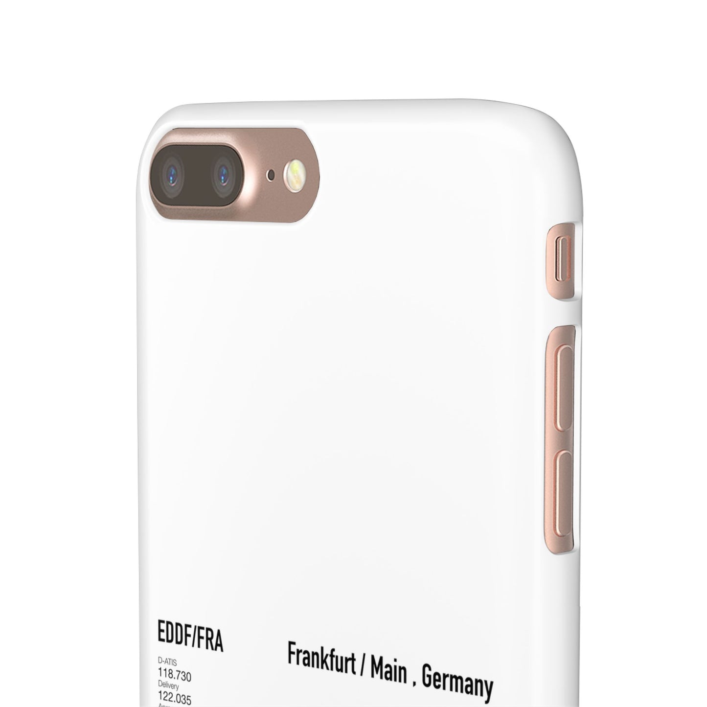 Frankfurt Airport Runway Phone Case - White Edition