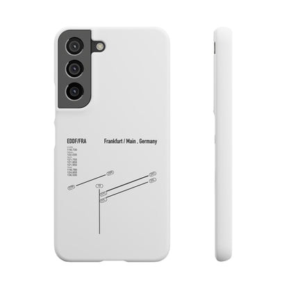 Frankfurt Airport Runway Phone Case - White Edition