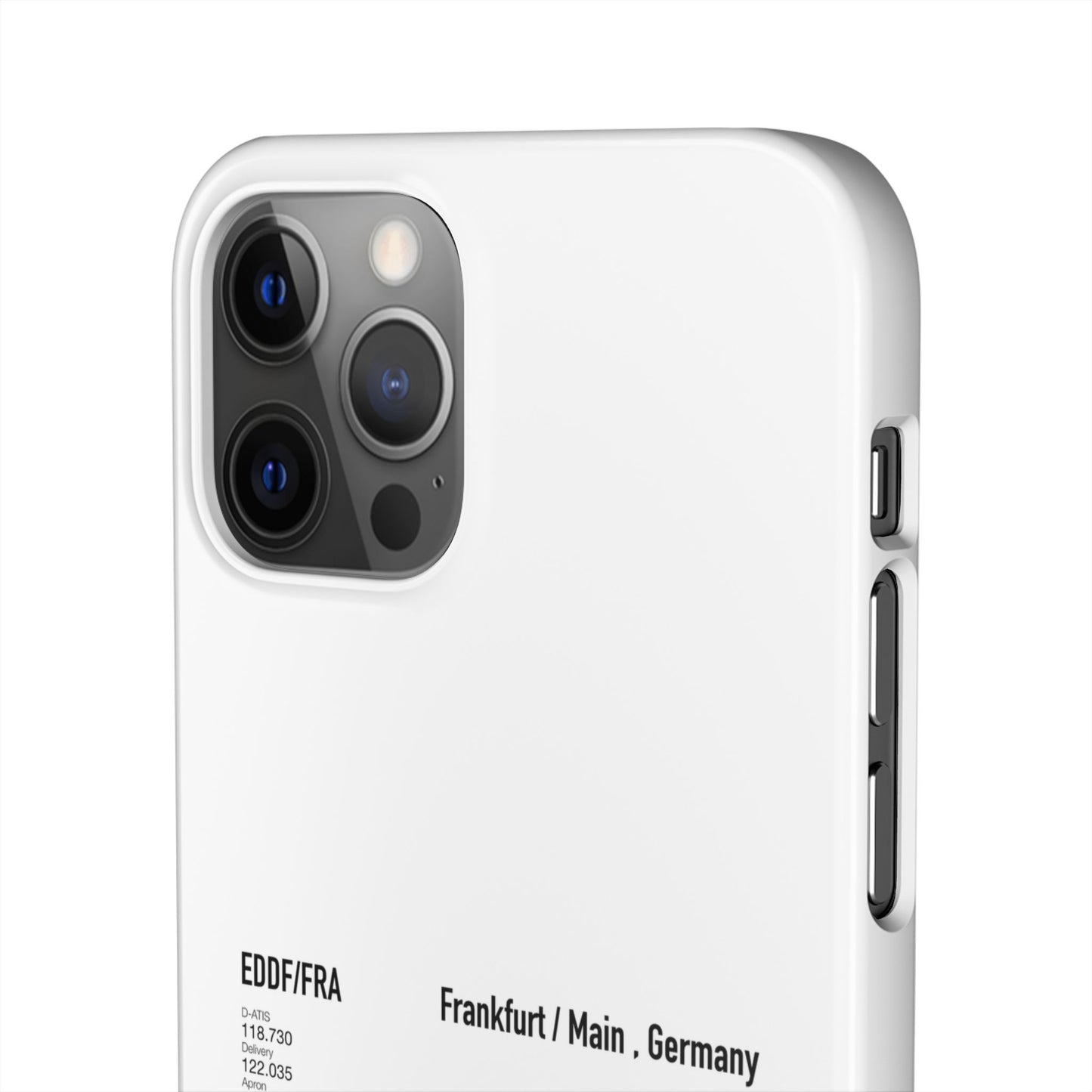 Frankfurt Airport Runway Phone Case - White Edition