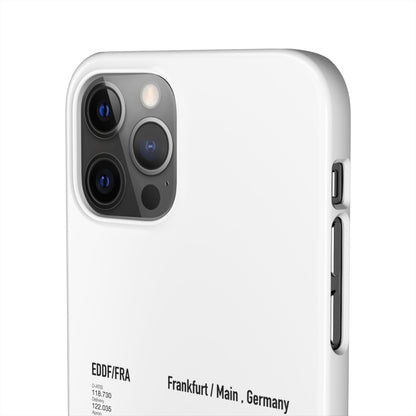 Frankfurt Airport Runway Phone Case - White Edition