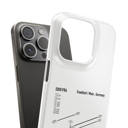 Frankfurt Airport Runway Phone Case - White Edition