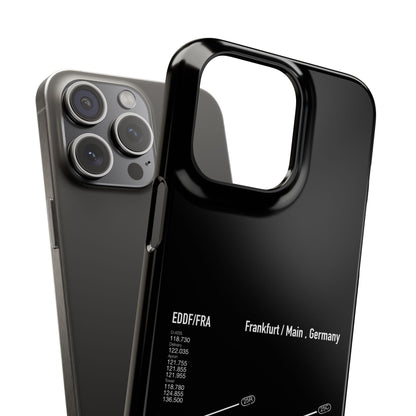 Frankfurt Airport Runway Phone Case - Black Edition