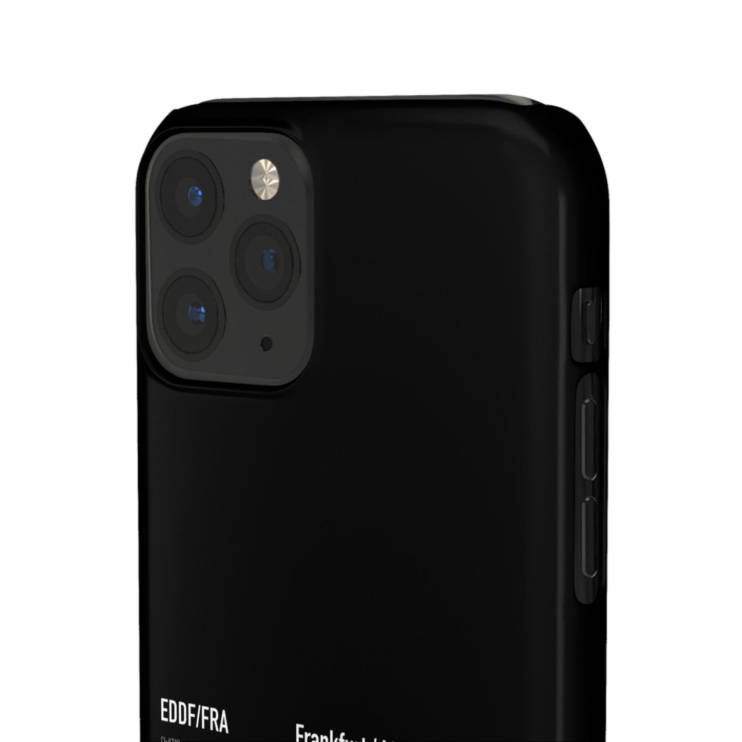 Frankfurt Airport Runway Phone Case - Black Edition
