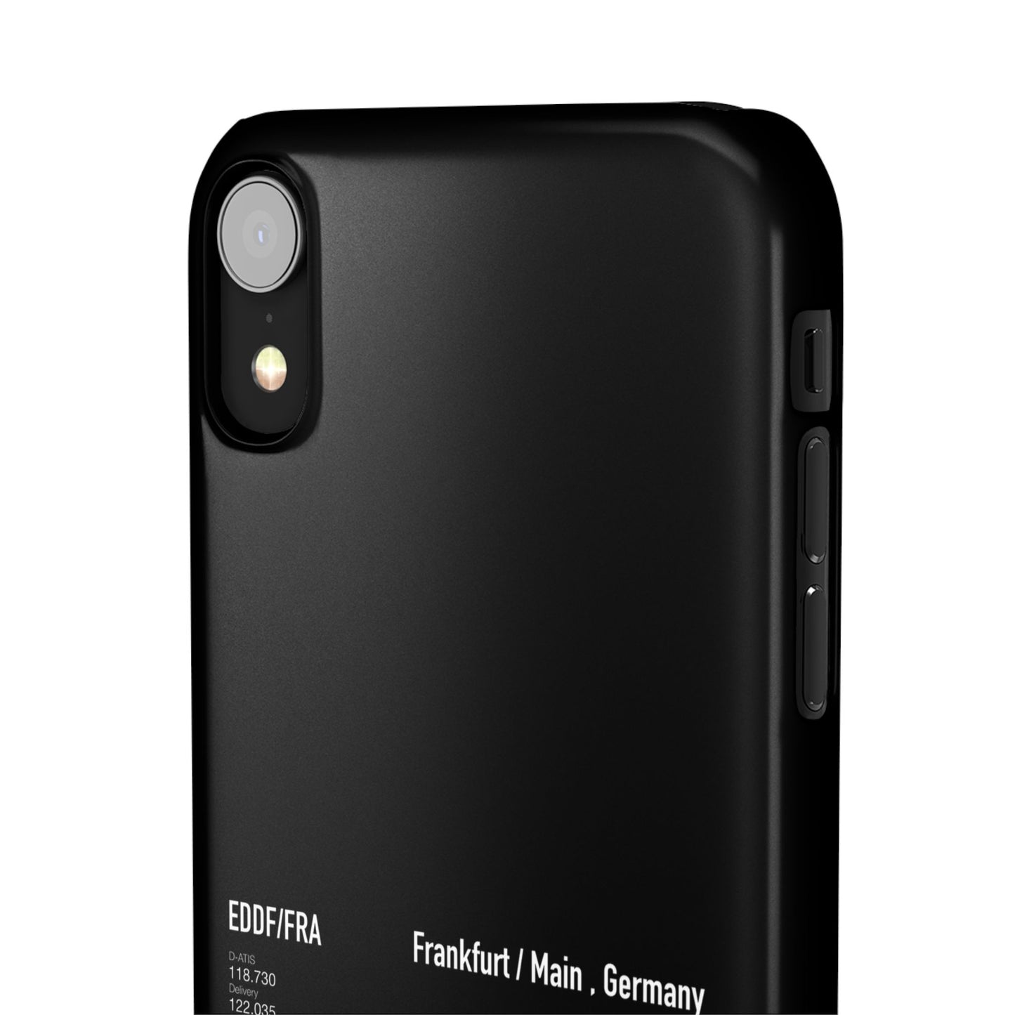 Frankfurt Airport Runway Phone Case - Black Edition